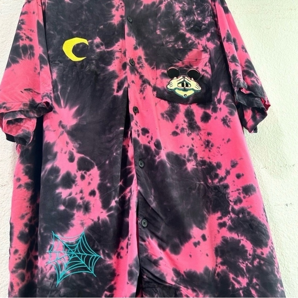 Disney Pink and Black Tie-Dye Shirt - Picture 15 of 15
